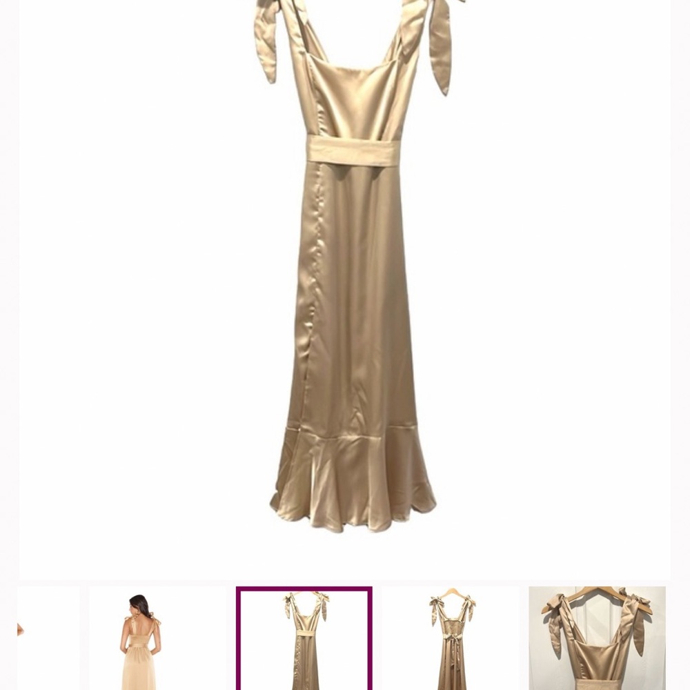 Show Me Your MuMu Cream Maxi Dress